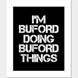 Buford Name T Shirt - Buford Doing Buford Things Posters and Art